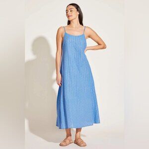 Vitamin A Mari Cotton Dress in Ocean Size Small NWT